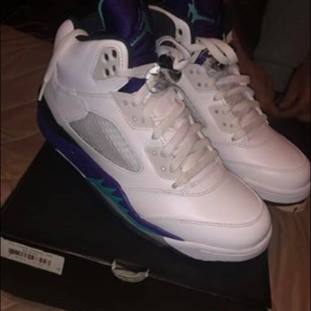 Air Jordan 5 Retro J-5 grapes with the box!
